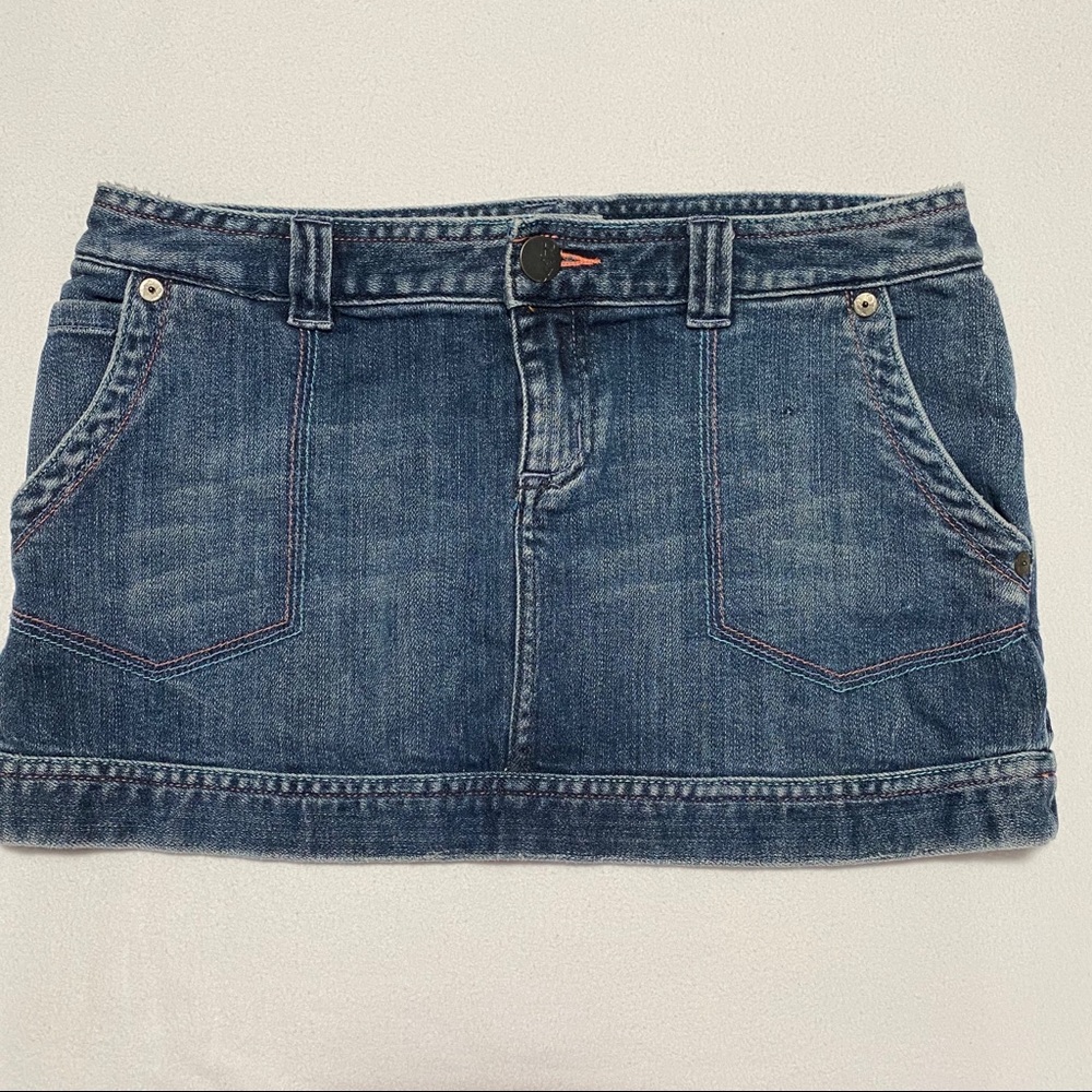Roxy Mini Denim Skirt     D